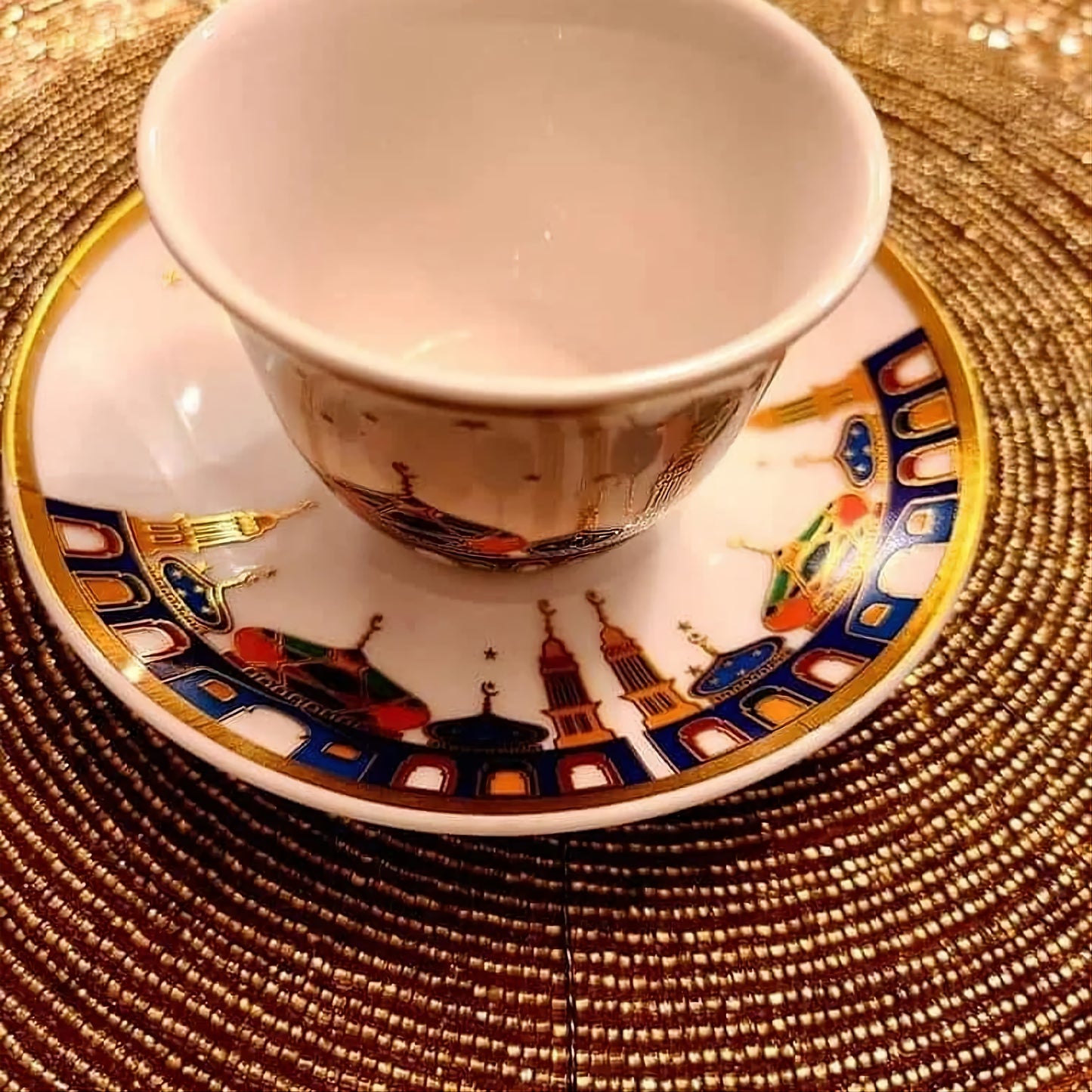 Golden Beaded Place Mates